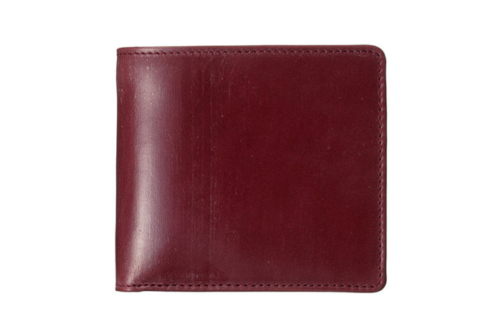 half wallet_claret_front