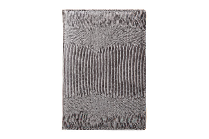 Qble_alligator-bonded-leather_memo-pad_gray_front