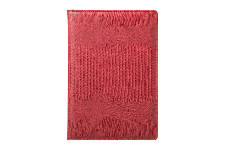 Qble_alligator-bonded-leather_memo-pad_red_front