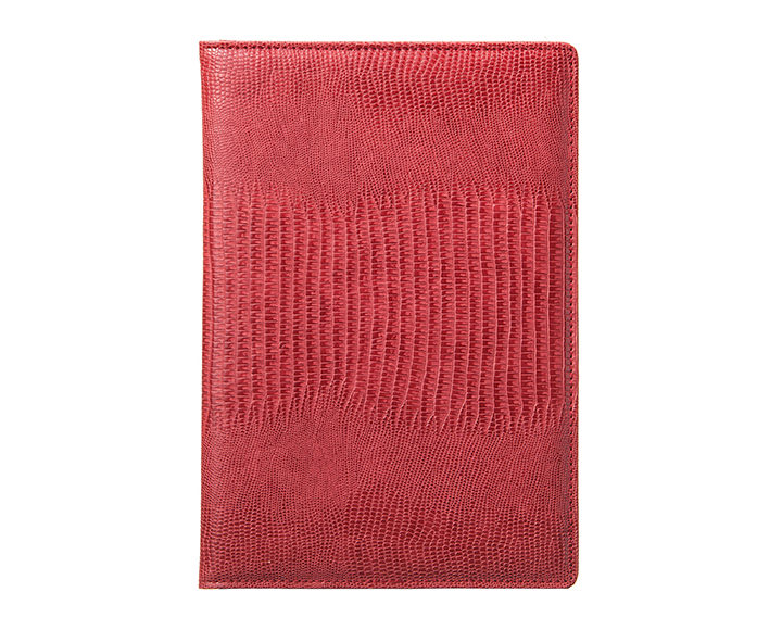 Qble_alligator-bonded-leather_memo-pad_red_front