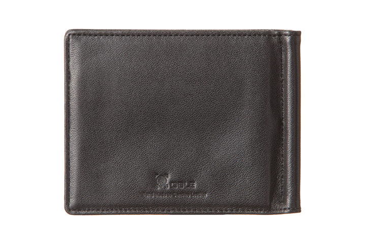 Qble_calfskin-leather_money-clip_black_back