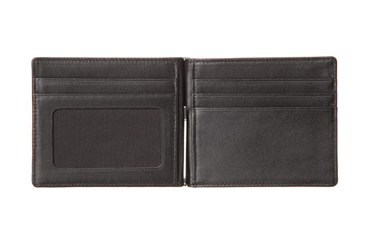 Qble_calfskin-leather_money-clip_black_inside