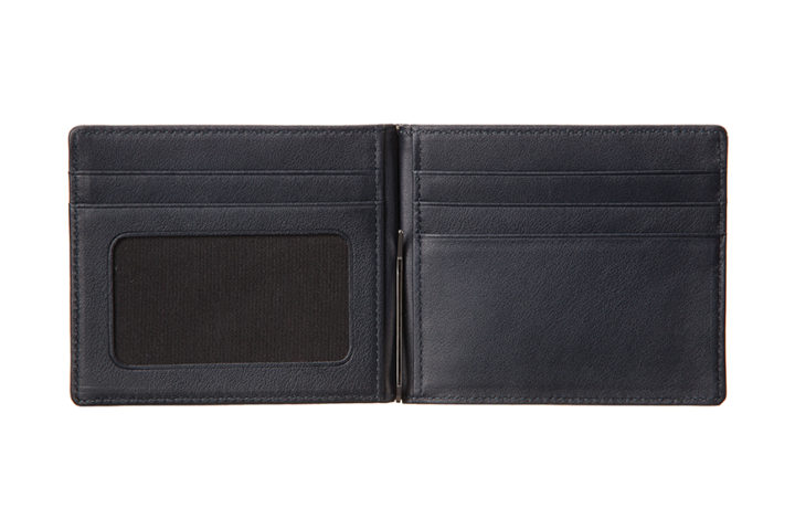 Qble_calfskin-leather_money-clip_blue_inside