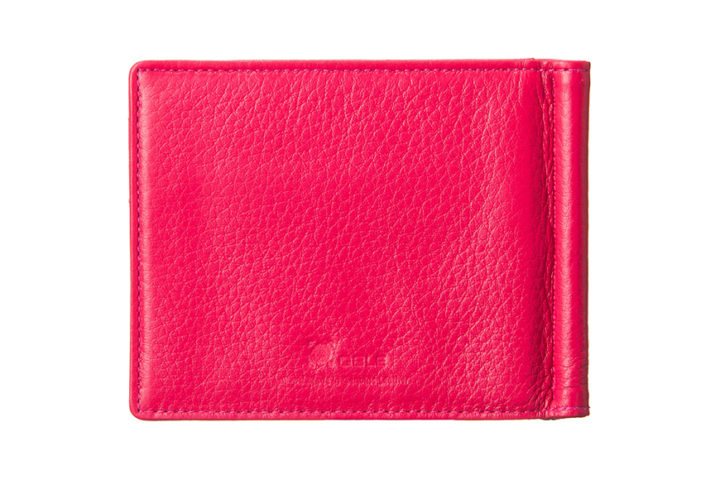 Qble_calfskin-leather_money-clip_pink_back
