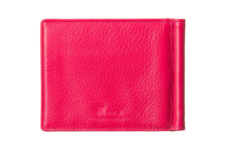 Qble_calfskin-leather_money-clip_pink_back