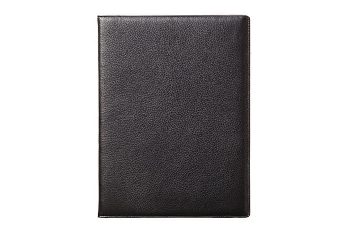 qble_kip-leather_writing-pad_black_front