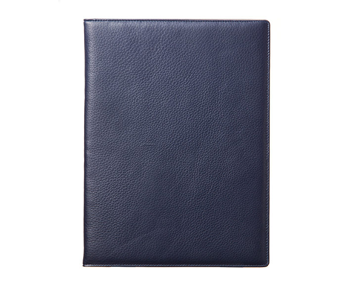 qble_kip-leather_writing-pad_blue_front