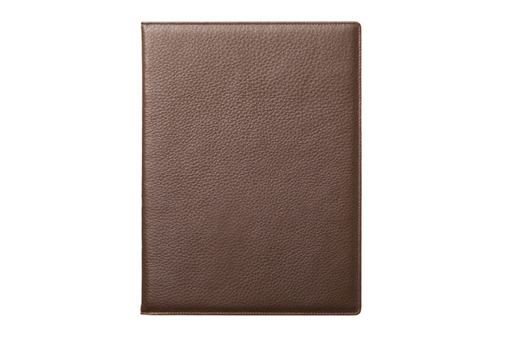 qble_kip-leather_writing-pad_brown_front