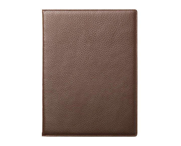 qble_kip-leather_writing-pad_brown_front