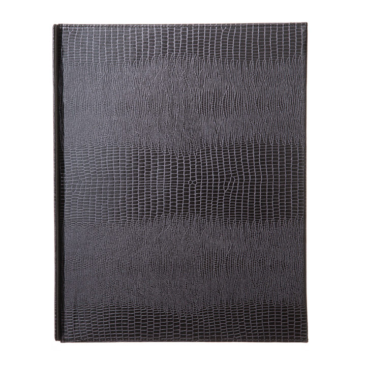 크로커다일 패턴 바인더북 블랙